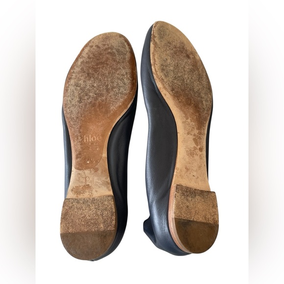 Chloé Lauren scalloped leather ballet flats Size:36.5 - Picture 4 of 5